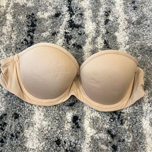 Thirdlove 24/7 Classic Strapless Bra 34A Beige